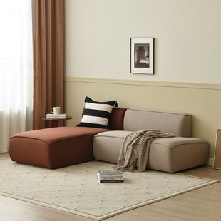佳丽宝家具  北欧简约布艺沙发现代客厅L型沙发组合易打理