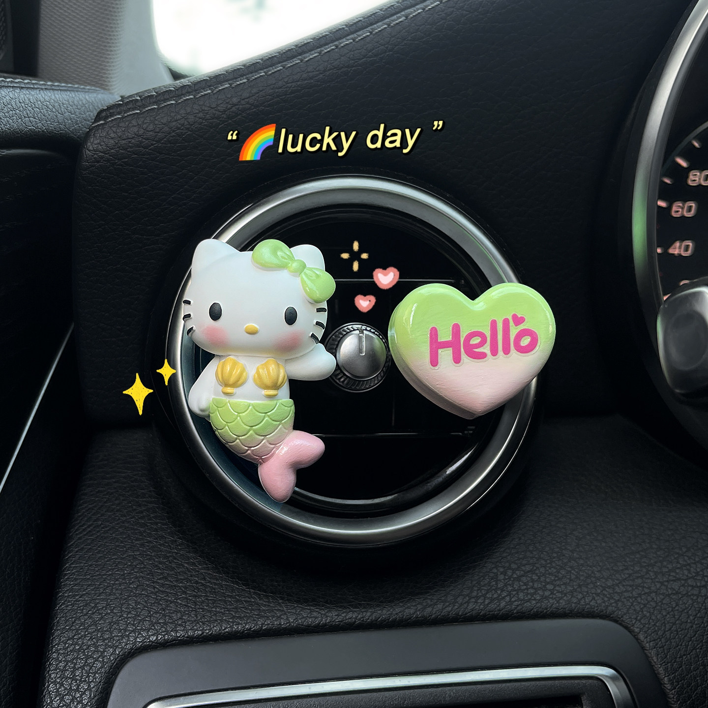 HelloKitty美人鱼创意汽车香水