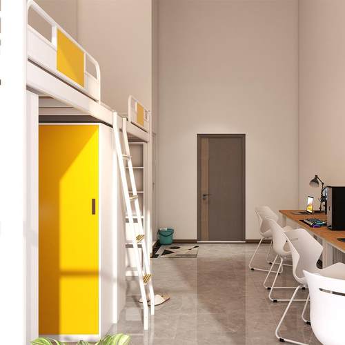 大GYC-6875学生宿舍床组合一体职员工寝室双学校两人连公寓床层上