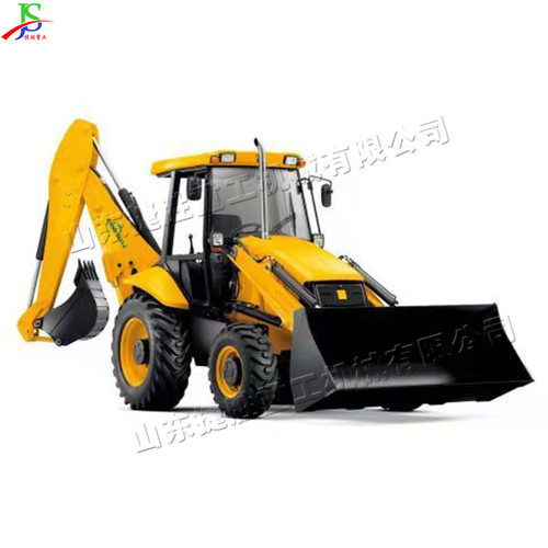 工程上料两头忙 一车多用挖掘装载机 房屋拆除液压挖掘装载一体车