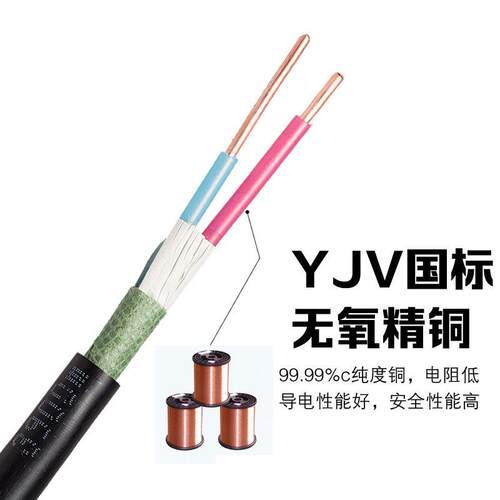 yjv2线缆MAGA-102zc芯检-yj电缆线2芯2.v5平方电缆YJV电缆线2芯铜