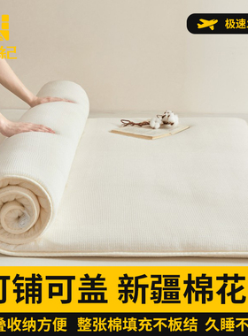 混纺网棉花垫被床褥垫铺盖两用学生宿舍租房专用榻榻米被褥子
