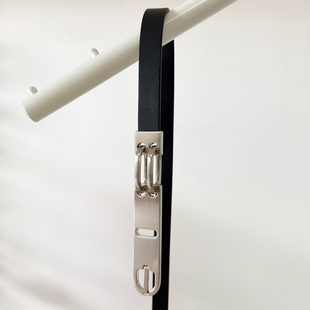 百搭金属扣牛皮皮带 男女通用腰带时尚 太帅了 牛货rick暗黑RO风格