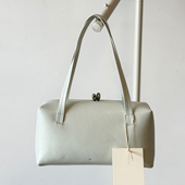 JIL新款 ALYXMM6原创 小众GOJI口金牛皮蛇纹手提单肩斜挎包枕头包