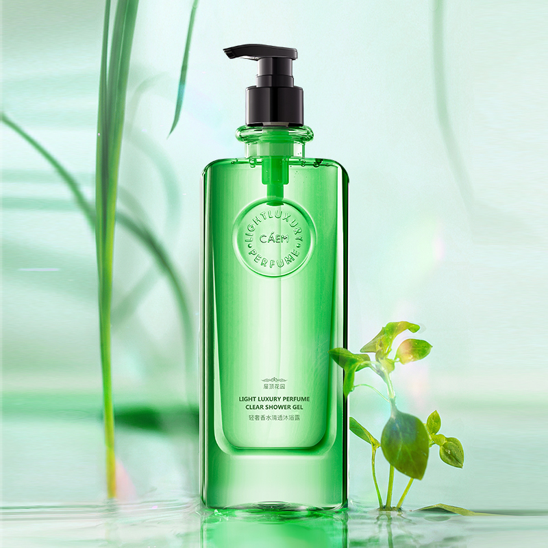 大自然的清香；香水清透沐浴露