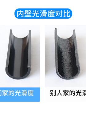 全新200pe管料黑色水管硬管dn315大口径灌溉排水管市政消防给水管