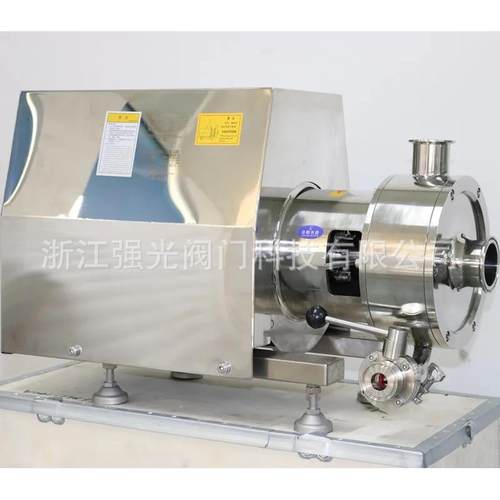 卫生级,食品级,不锈钢,管线式高剪切分散泵，304/316L