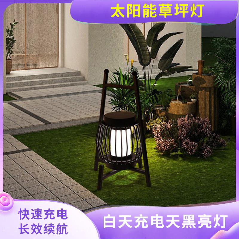新式手提草坪灯便携式户外太阳能庭院花园草地别墅露台景观氛围灯