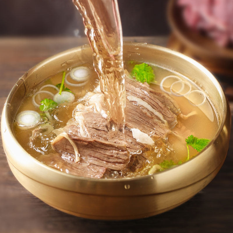 朝都府延边风味牛肉汤朝鲜族牛肉汤饭延吉特产韩式汤饭速食550g