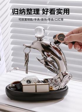 轻奢陶瓷工艺品摆件家居客厅办公室酒柜摆设电视柜书柜书架装饰品