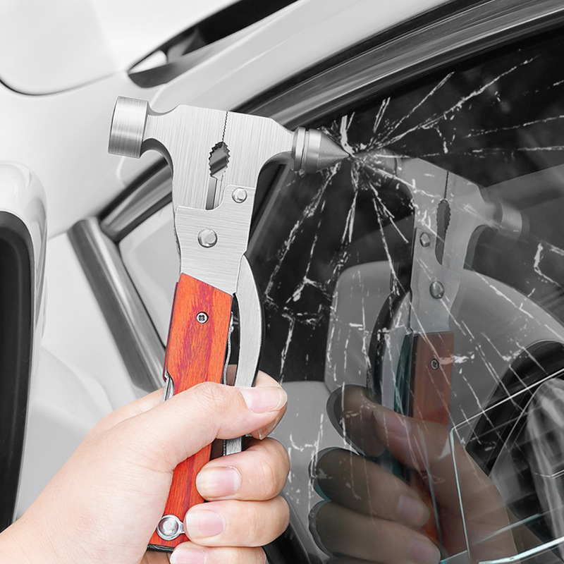 车载多功能安全锤四合一汽车破窗器组合工具破窗锤车用逃生锤
