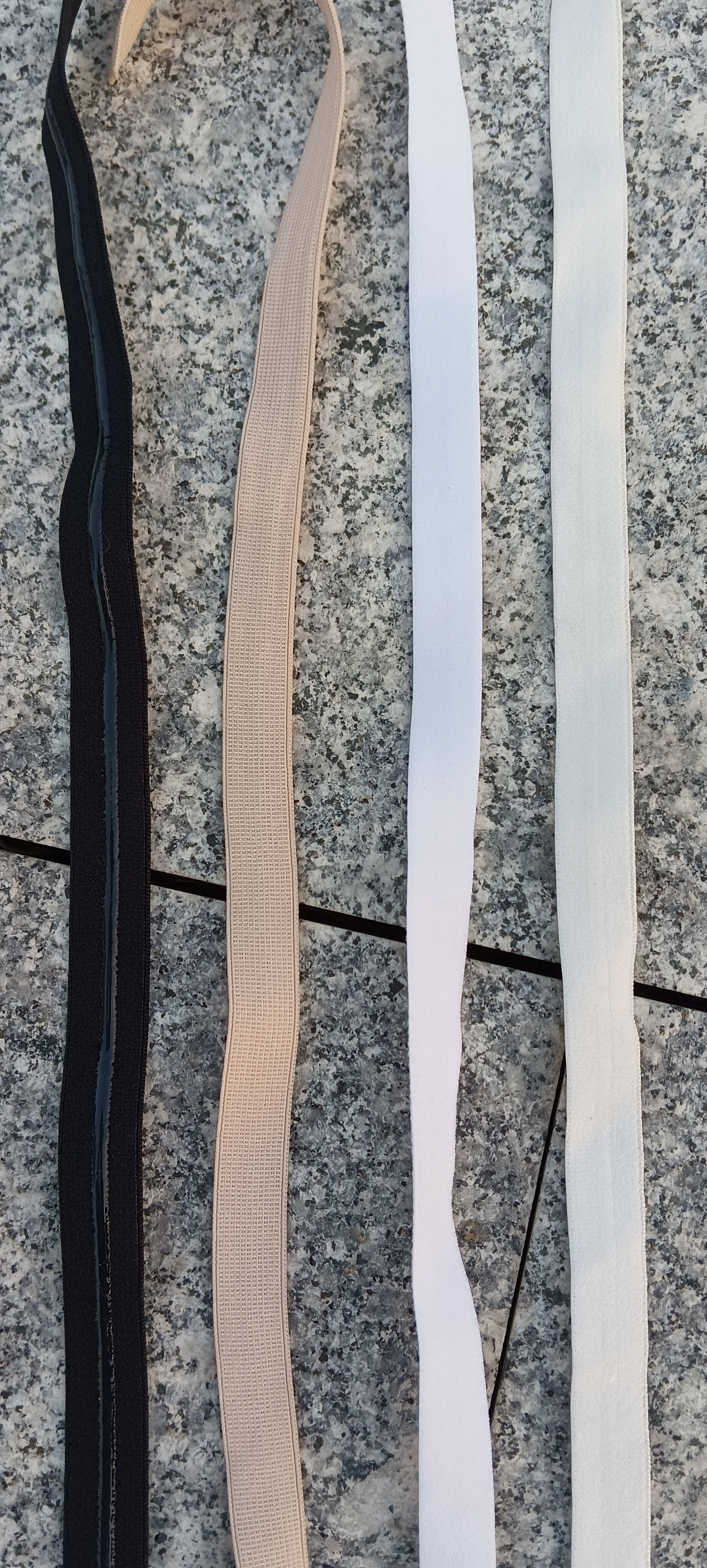 1.0cm1.2cm宽黑色白色灰色弹力带内衣肩松紧带服装辅料DIY手工编