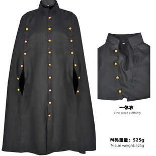 工厂现货 中世纪牧师服万圣节牧师cos服跨境亚马逊角色扮演服装