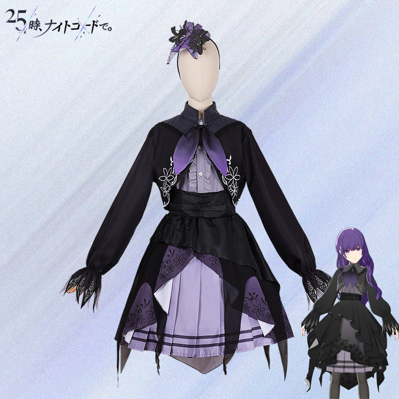 世界计划彩色舞台feat.25点Nightcord见朝比奈真冬cosplay服装