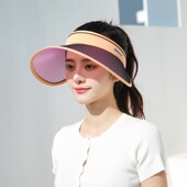 帽子女夏季 防晒帽遮阳帽骑车不翻出游变色时尚 太阳帽