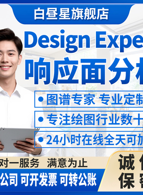 响应面分析数据调整DesignExpert试验设计数据处理3D响应面图