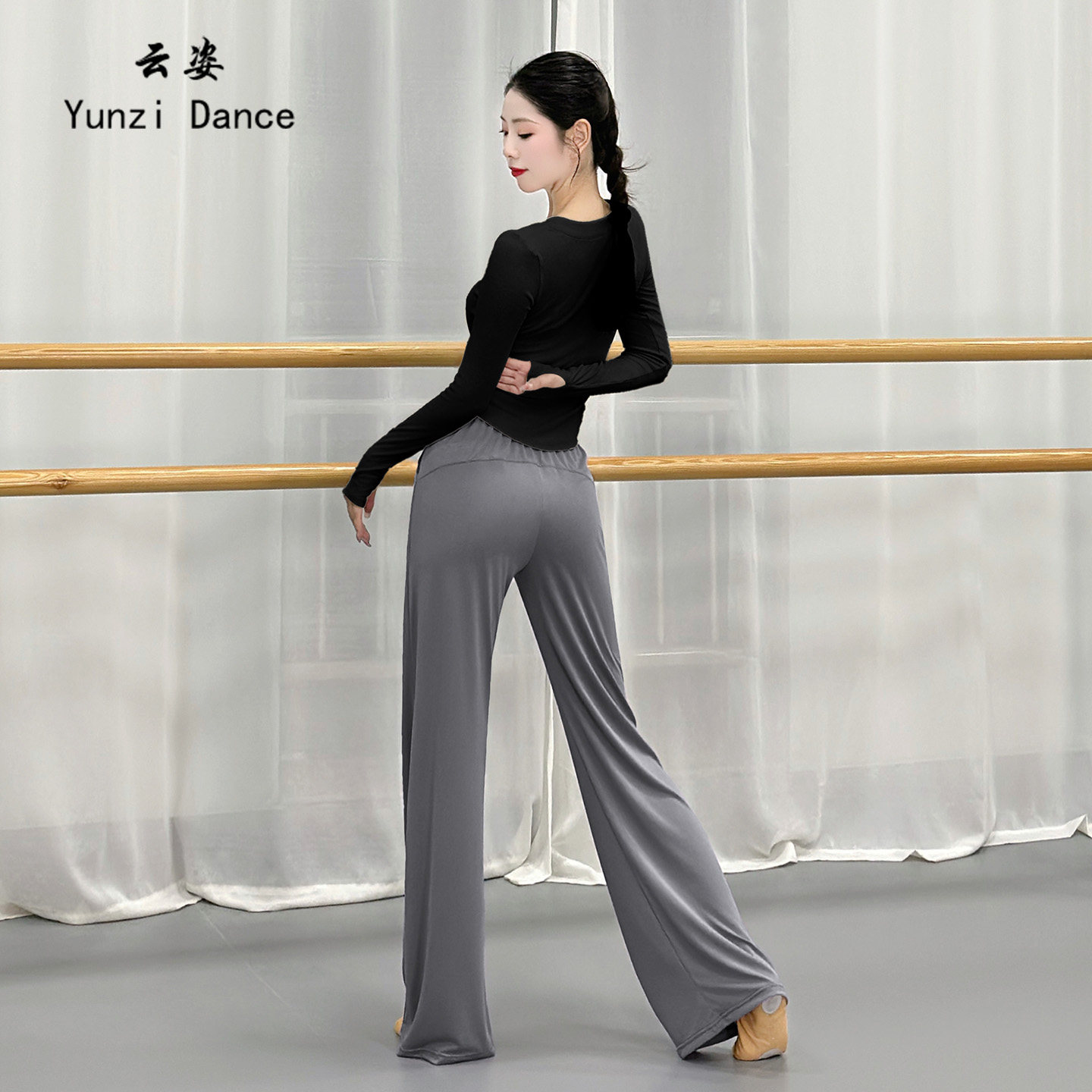 新款秋冬铜氨丝舞蹈裤