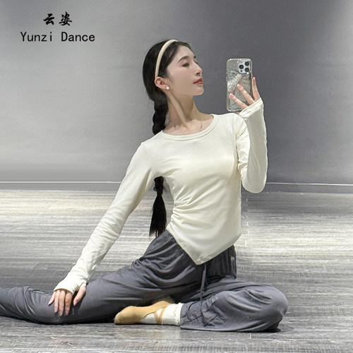 舞蹈上衣女款新款秋冬练功服