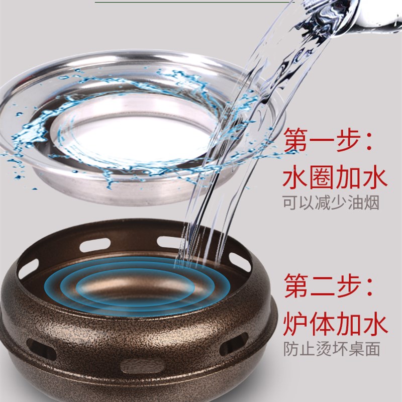 极速韩式烧烤炉子家用户外木炭烤架商用室内烤肉机圆形碳烤炉锅烤