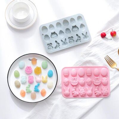 Easter Chocolate Mold Egg Shape High Temperature Resistance
