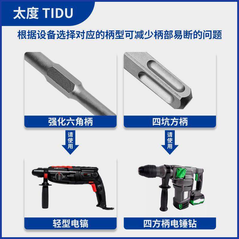 极速花锤凿毛头混凝土墙面荔枝面电镐电锤钻一体合金打毛神器钻头