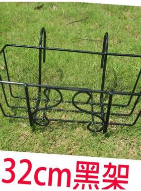 Garden wall black iron flower hanging faceplate terrace on