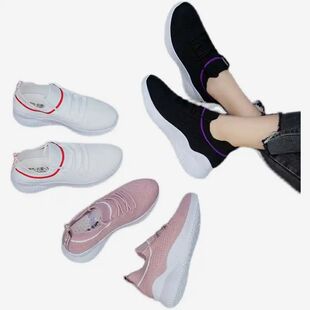 ZB买一送一小白鞋 飞织透气休闲女鞋 2双夏季 极速靓仔优选小店59元