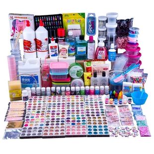 史莱姆起泡胶制作材料全套装水晶泥便宜做包手工气网红无硼砂自制