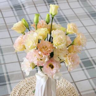 新鲜洋桔梗鲜花云南基地直发大量直销生活办公室生日节日婚礼家庭