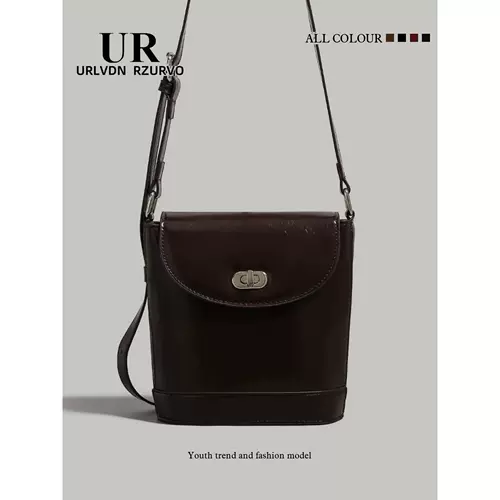 Ретро сумка через плечо, сумка подмышку, сумка на одно плечо, официальный продукт, в западном стиле