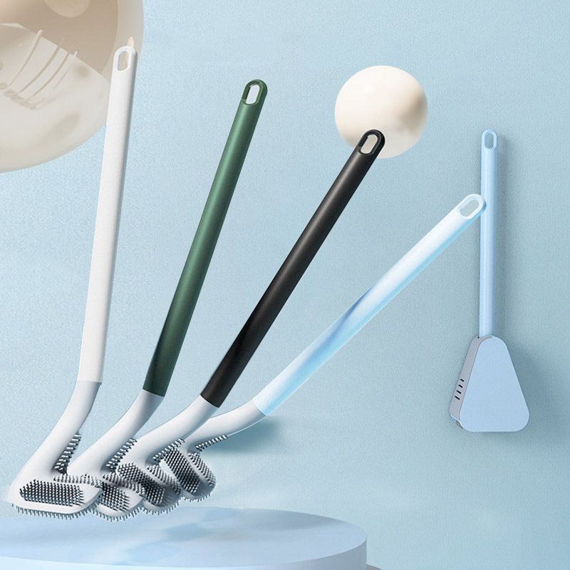 速发胶尔夫硅高马桶刷长柄洗厕所洁子神器家用壁挂式卫生间清刷刷