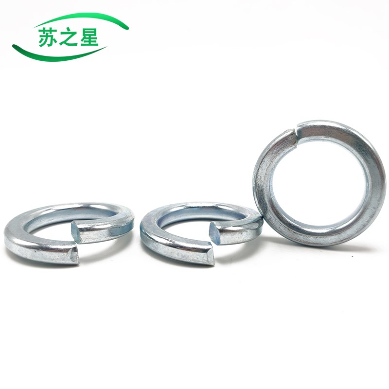速发M标 镀锌弹垫弹簧垫圈M4M5国6M8M10M12-14M16MM6 GB