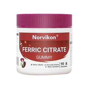 进口Norvikon诺维肯富铁补铁软糖改善气血女性90粒/罐 富铁补铁软