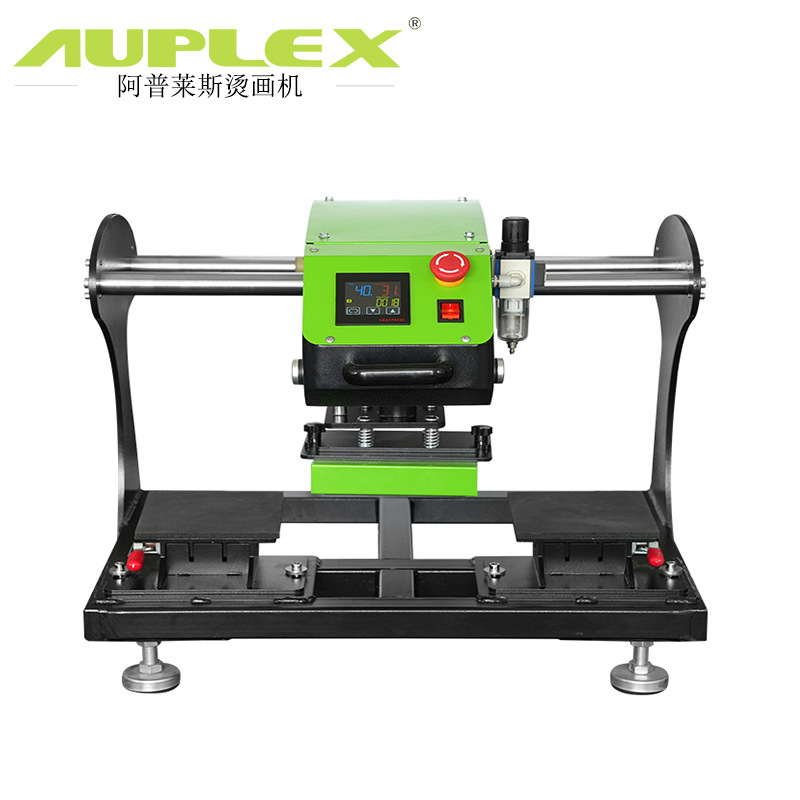 双功能气动烫画机Hat heatpress machine烤帽机烫唛机鸭舌帽印图