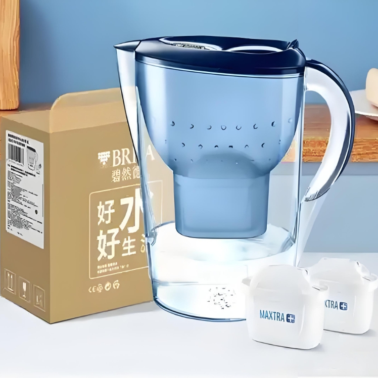 碧然德净水壶德国brita家用厨房去水垢海洋系列Marella XL滤水壶