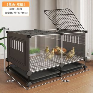 加密鸡笼超大号家用室外防黄鼠狼芦丁鸡鸡舍带接粪盘养殖笼鸭鹅笼