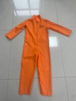2020 New European and American male prisoner costume, Halloween men's adult orange prison costume cosplay costume thumbnail 2