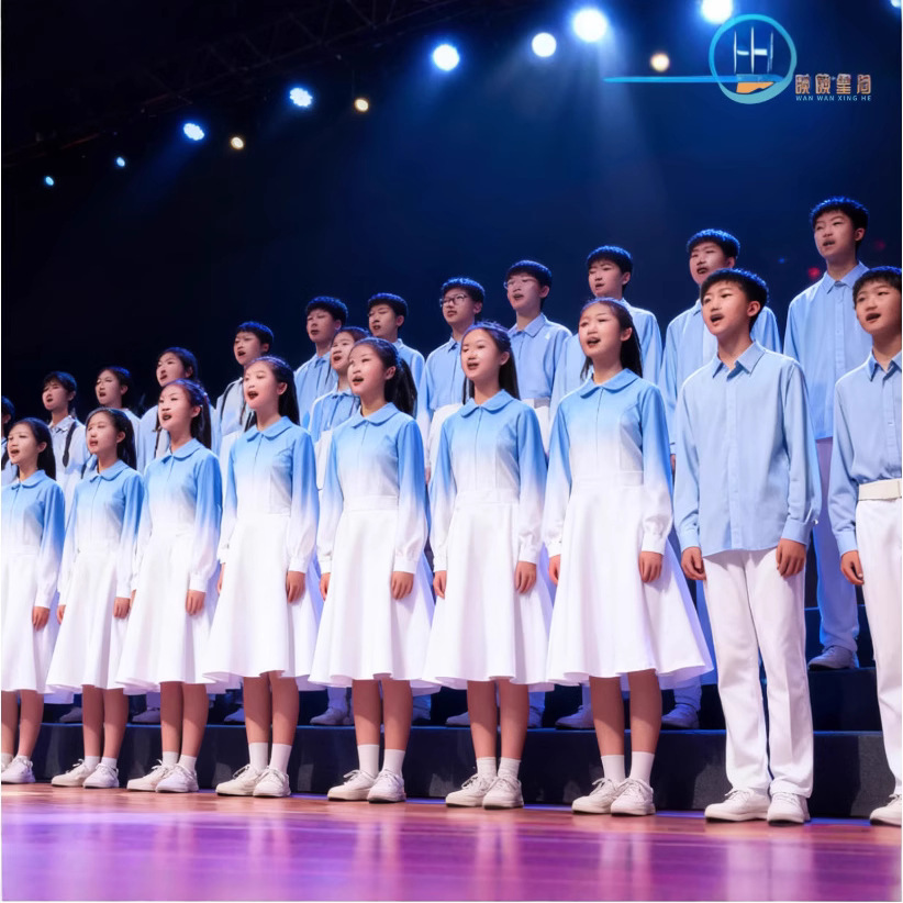 儿童合唱演出服新款爱国主题唱歌朗诵比赛服小学生国庆演讲表演服