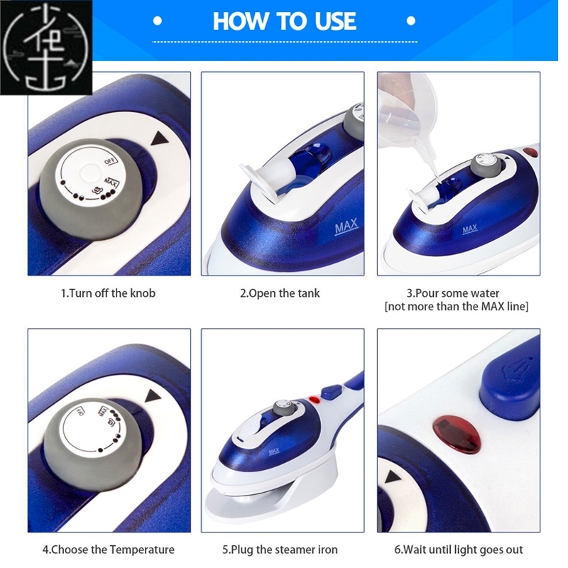 极速Handheld Garment Steamer Portable Steam iron Brush 220V