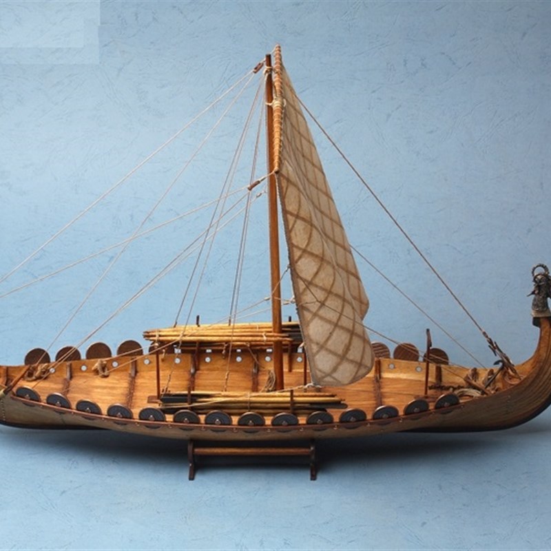 Hobby ship model building kits scale 1/50 Viking ships woode