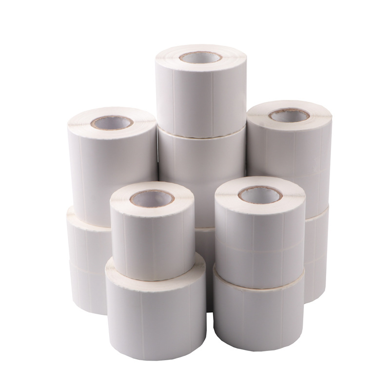 卷筒不干胶标签纸70*50空白铜版纸标签热转印贴纸不干胶