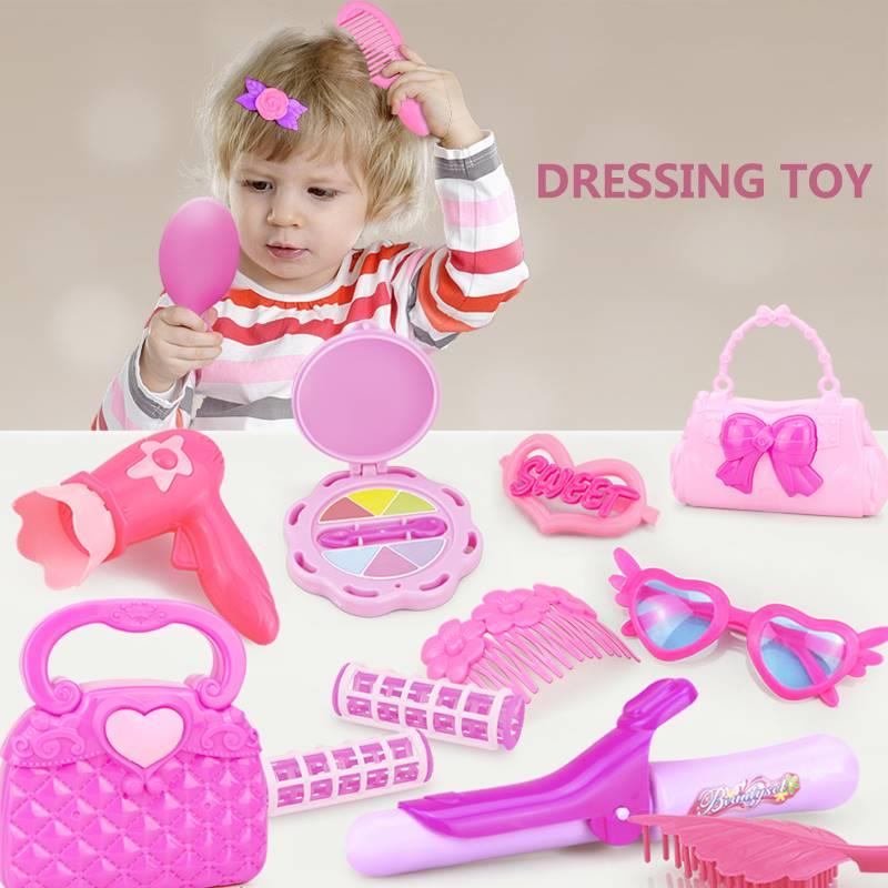 24-32PCS Pretend Play itemhuohKid Make Up T oy SPink Makesup
