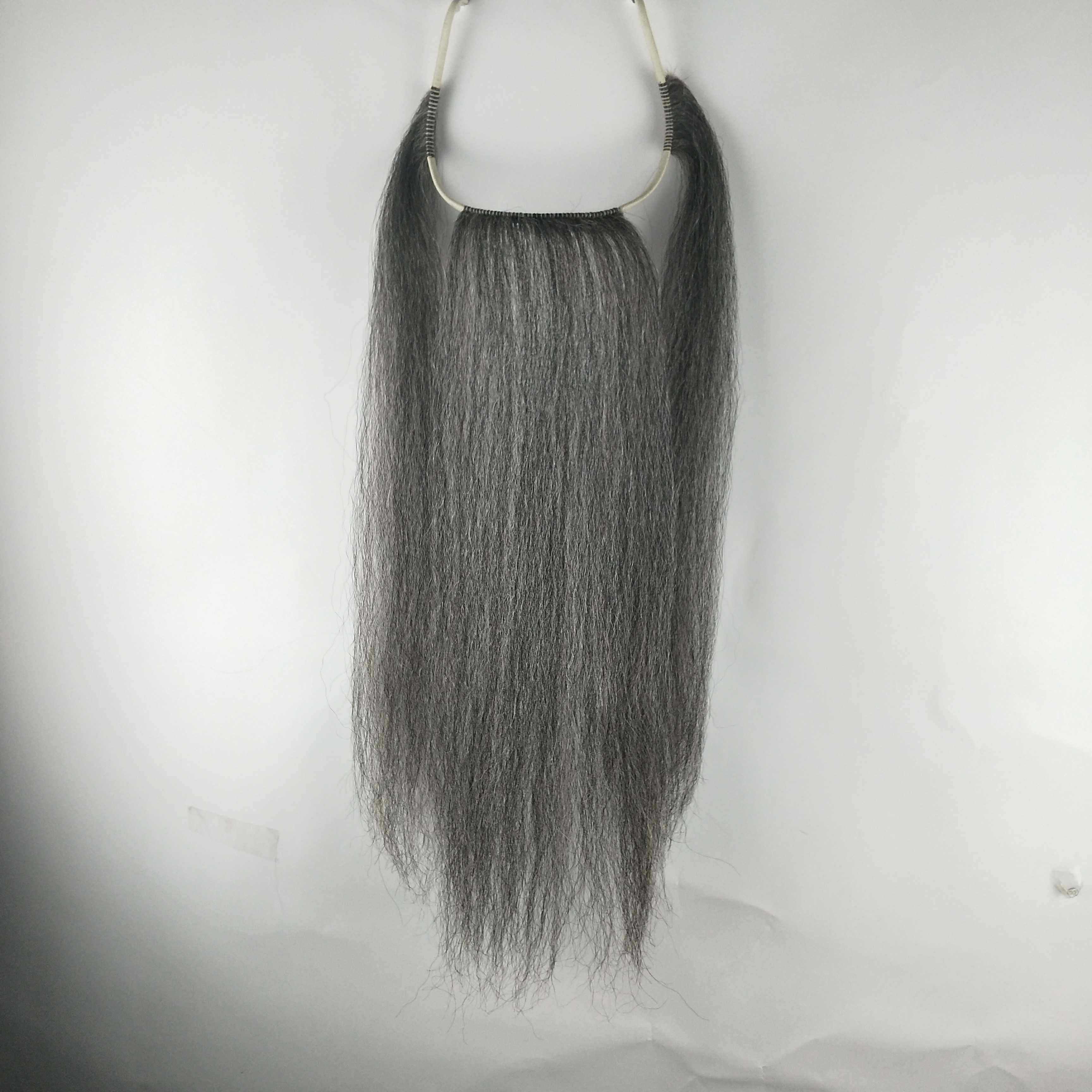 戏曲道具胡子京剧花脸老生髯口戏剧牦牛毛黑白豫剧苍三柳三绺胡须