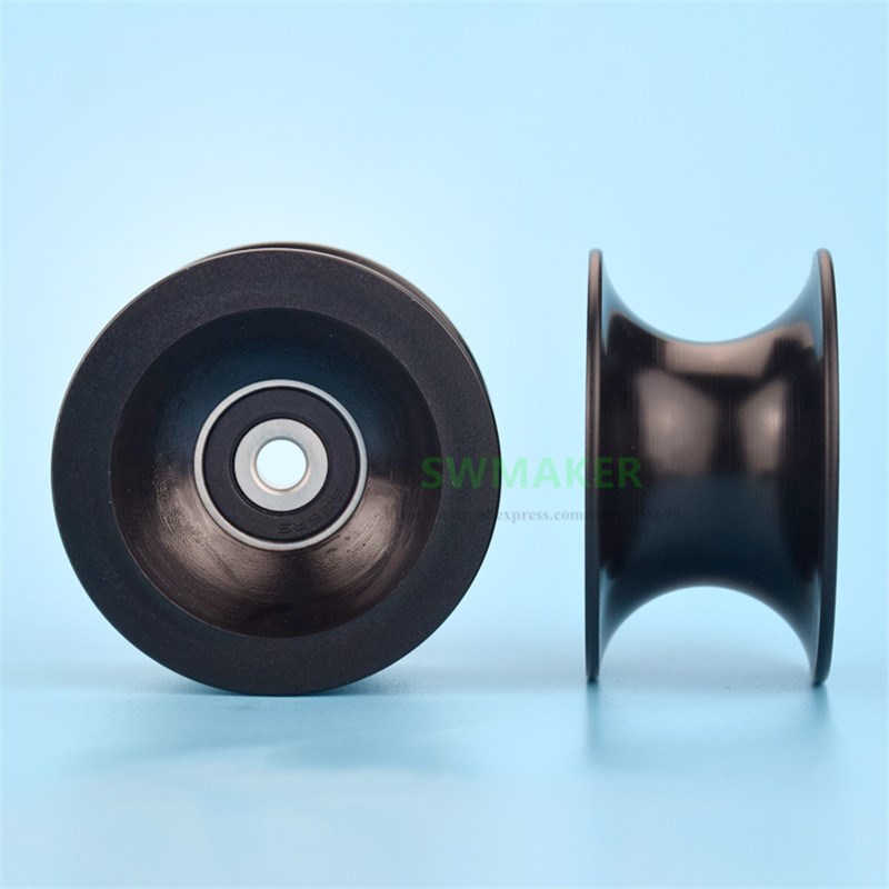 1pcs 6*54*30mm  groove roller, 25mm diameter track, plastic
