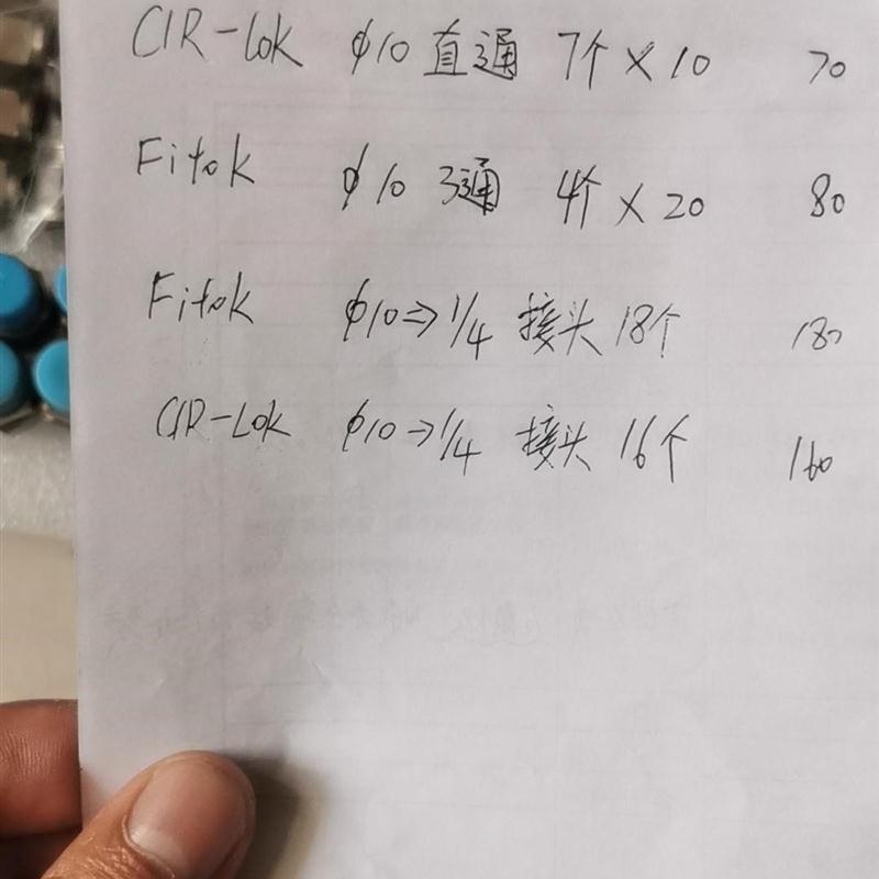 (议价)卡套接头,