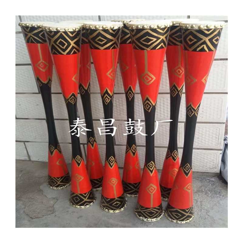 瑶族鼓长鼓儿童细腰鼓民族舞蹈鼓牛皮鼓成人鼓道具鼓