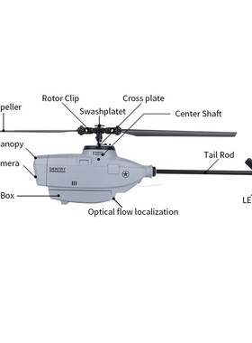 C127 C186 C128 2.4G RC Helicopter 4 Propellers 6 Axis Gyro S