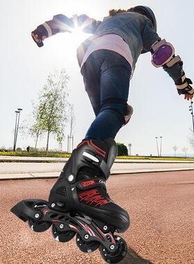 Adult Roller Skate Shoes Sliding Skate Adjustable Inline Ska