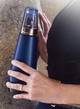 SANTECO高端尚态钛智能纯钛保温杯控糖蓝牙连接钛杯