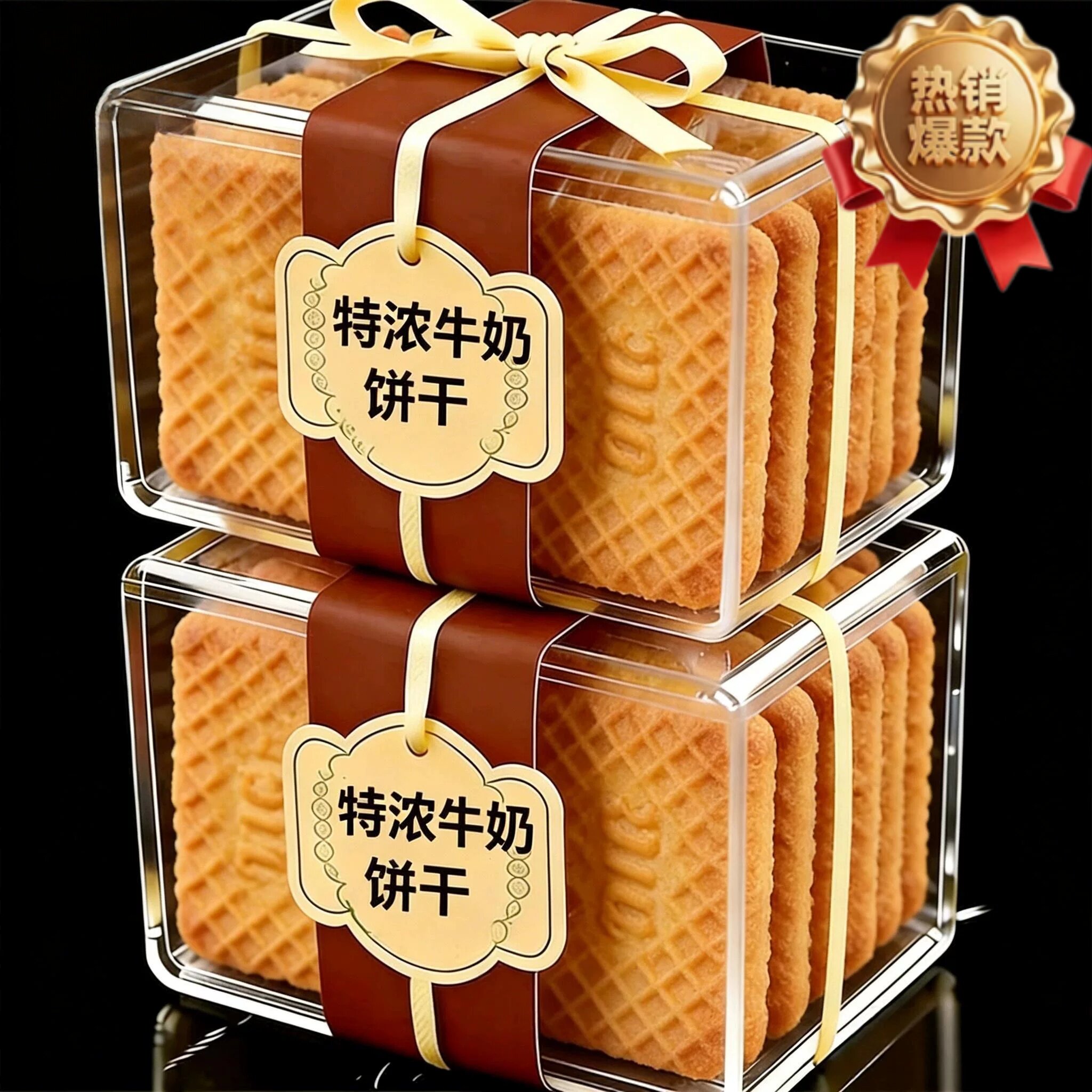 俄罗斯原装进口特浓牛奶饼干官方旗舰店高钙老式特仑酥苏早餐零食